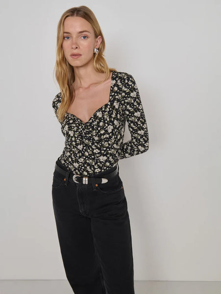 Lana Twisted Top - Layered Petals