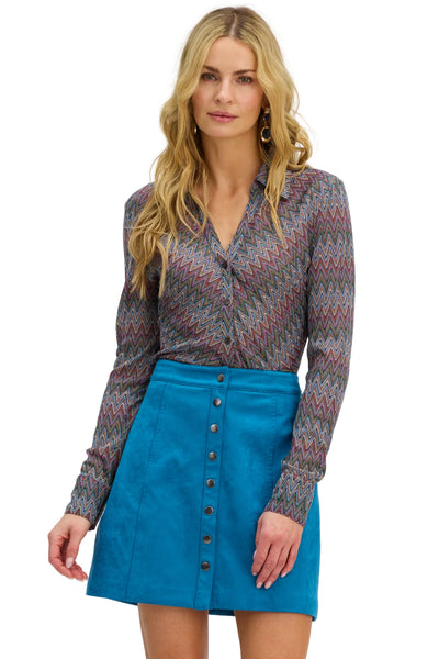 Liv Top - Chestnut Multi