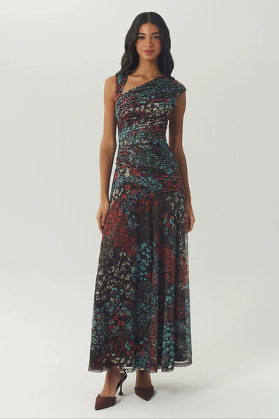 Ester Dress - Brown/Multi
