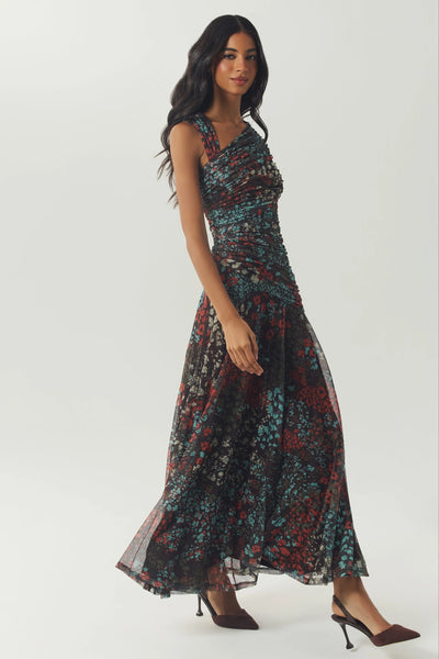 Ester Dress - Brown/Multi