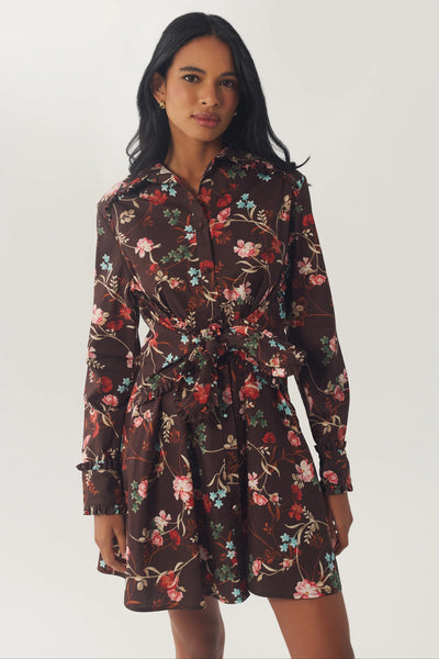 Reney Dress - Brown/Multi