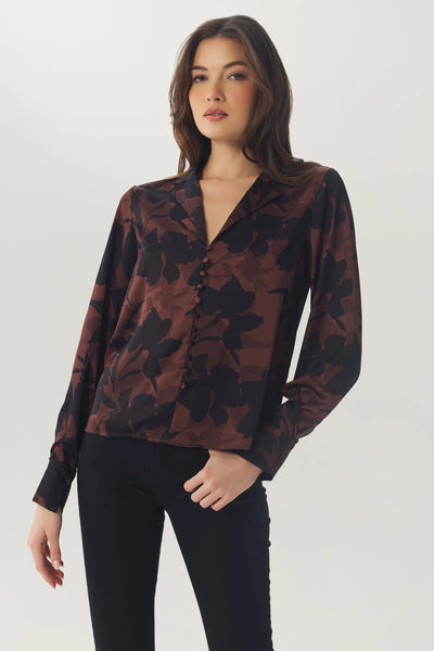 Cain Top - Brown/Black