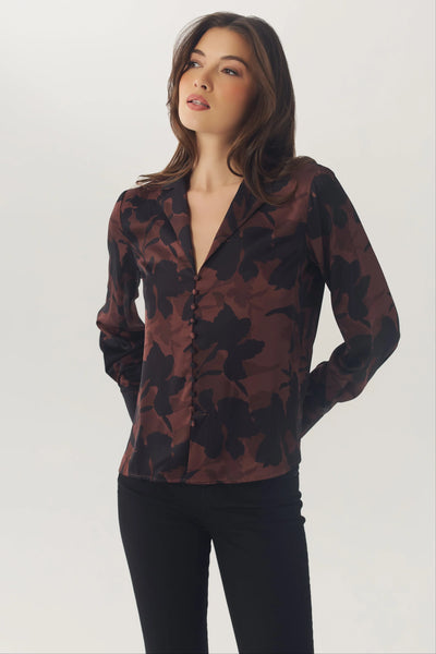 Cain Top - Brown/Black
