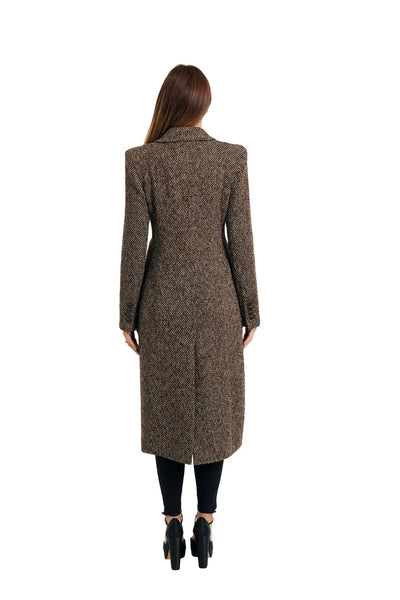 Elinor Long Coat - Brown