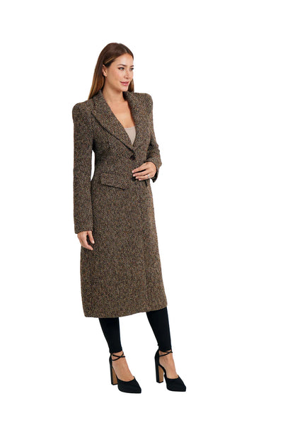Elinor Long Coat - Brown