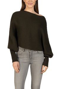 Franklin Dolman Sleeve Sweater - Black
