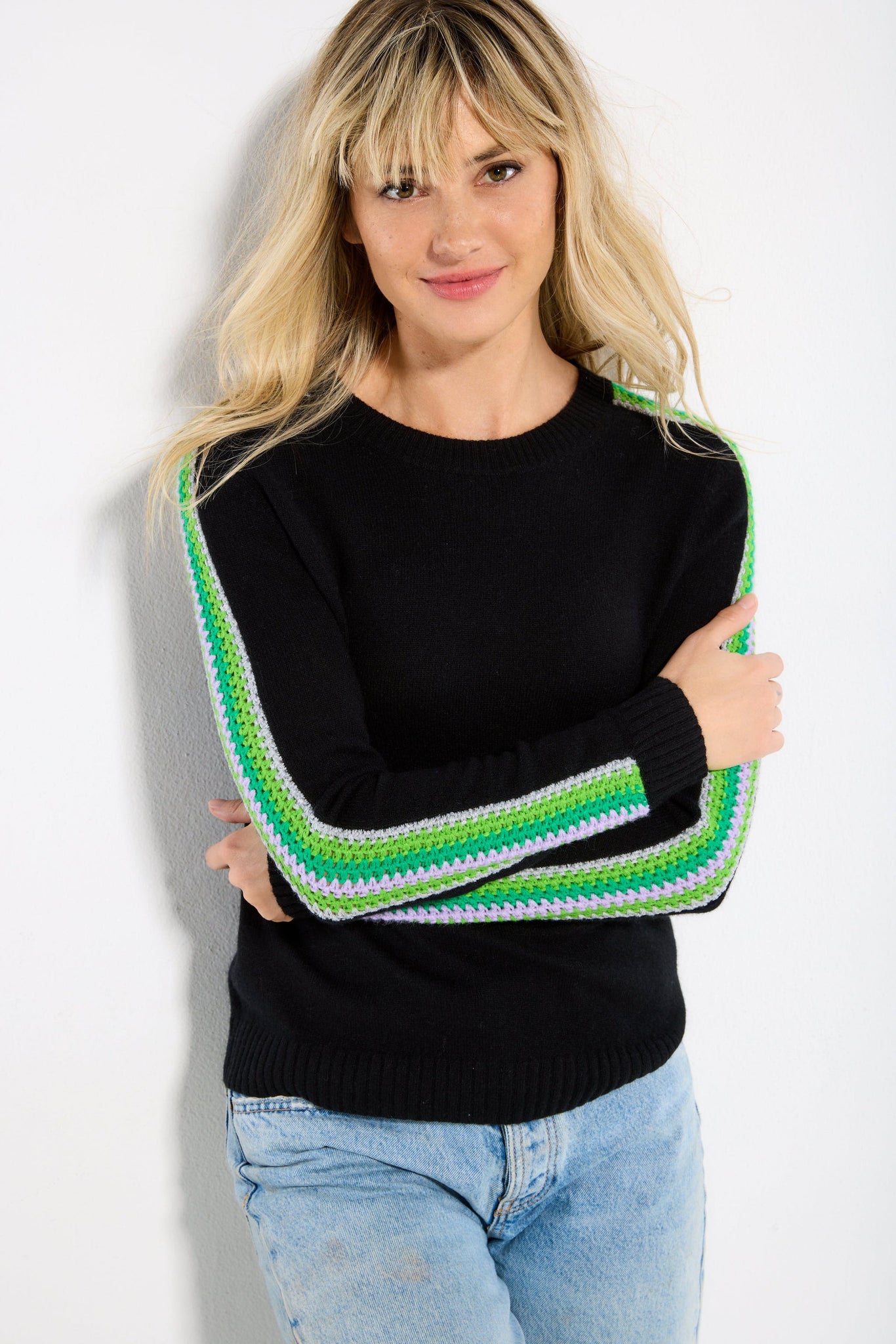 Linked In Sweater - Onyx