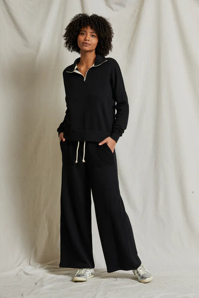 Rosanna French Terry Pant - True Black