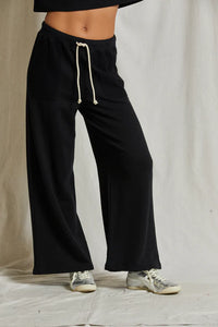 Rosanna French Terry Pant - True Black