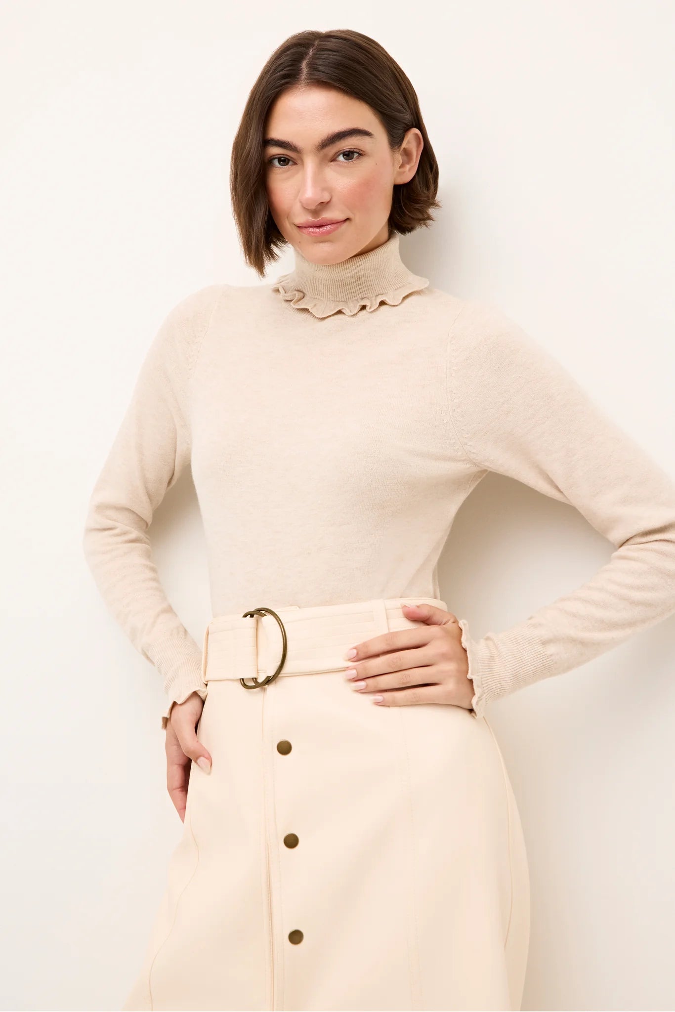 Corgan Turtleneck - Cream