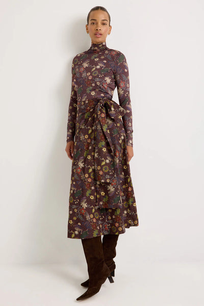 Estine Wrap Skirt - Rouge