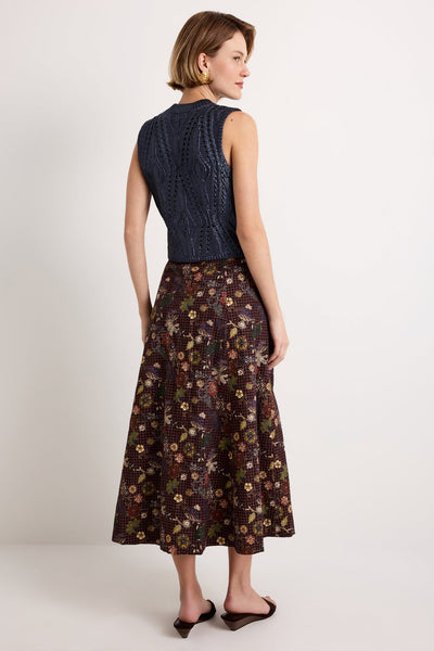 Estine Wrap Skirt - Rouge