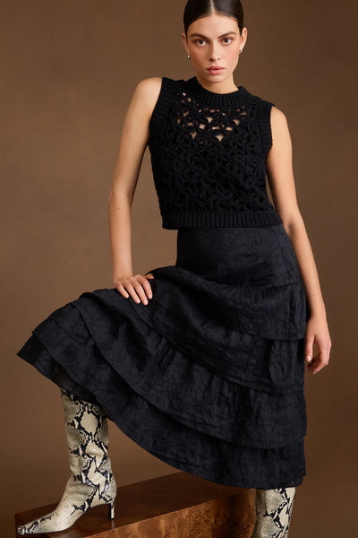 Thea Shell Top - Black