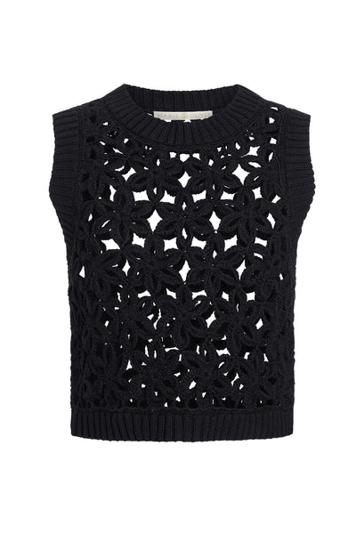 Thea Shell Top - Black