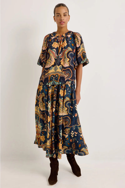 Gracie Skirt - Saddle
