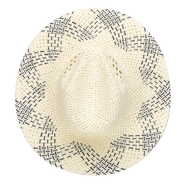 Skipper Fedora - White/Blue