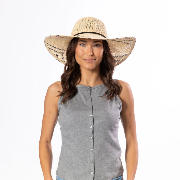 Rink Crown Hat - Natural/Black