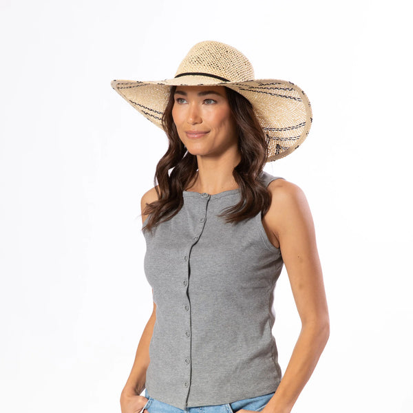Rink Crown Hat - Natural/Black