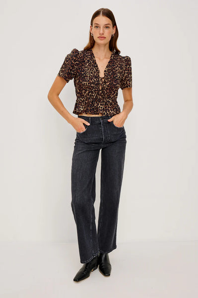 Portia Top - Brown Nala