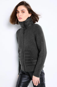 Posh Puffer Sweater - Black