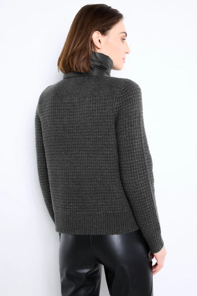Posh Puffer Sweater - Black