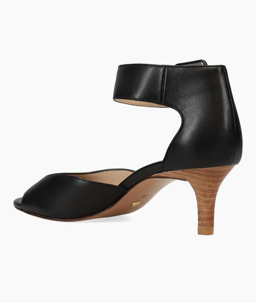 Berlin Heels - Black Leather
