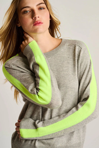 Stripefull Sweater - Fog