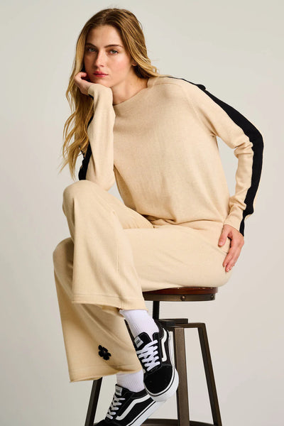 Stripefull Sweater - Oat