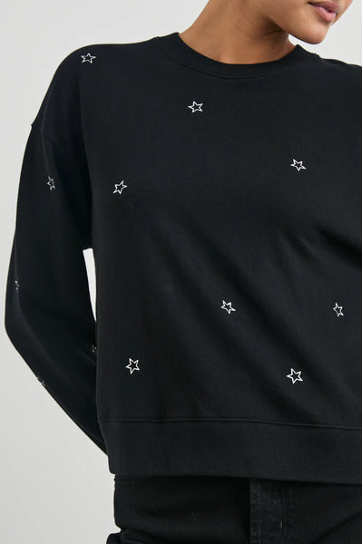 Ramona Sweatshirt - Black Silver