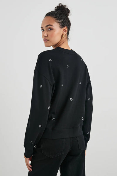 Ramona Sweatshirt - Black Silver