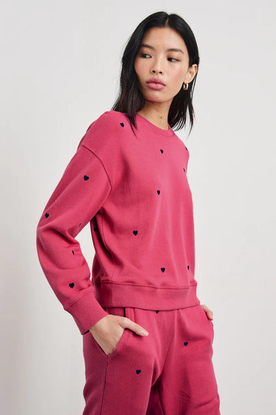 Ramona Sweatshirt - Pink Midnight