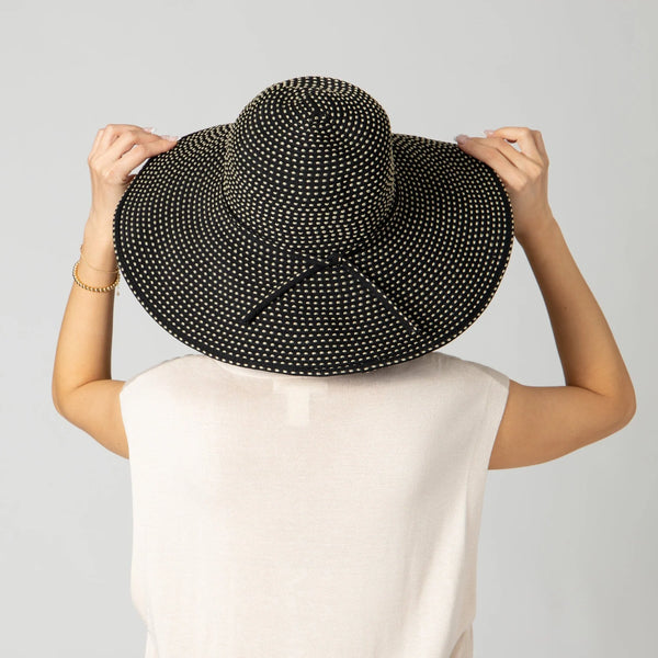 Ribbon Braid Hat - Black