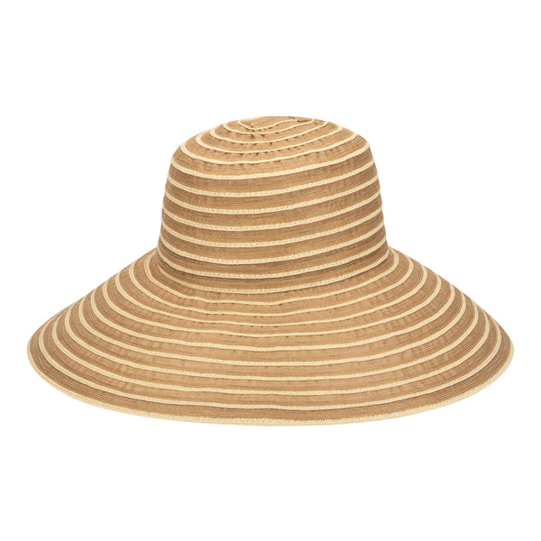 Julie Ribbon Crown Hat - Natural