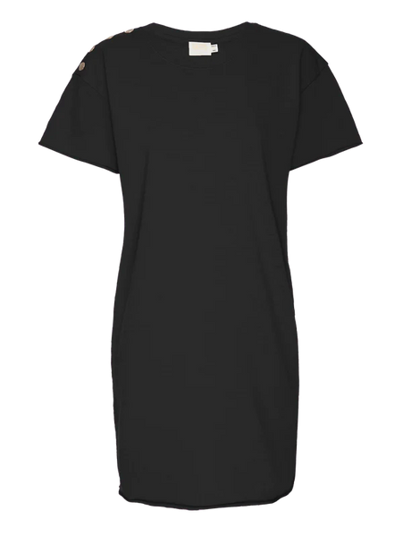 Rowan T-Shirt Dress - Jet Black