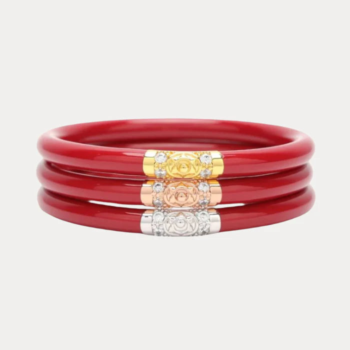 Three Kings All Weather Bangles® - Red