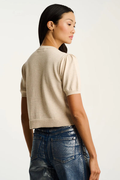 Royal Flush Cardigan - Almond