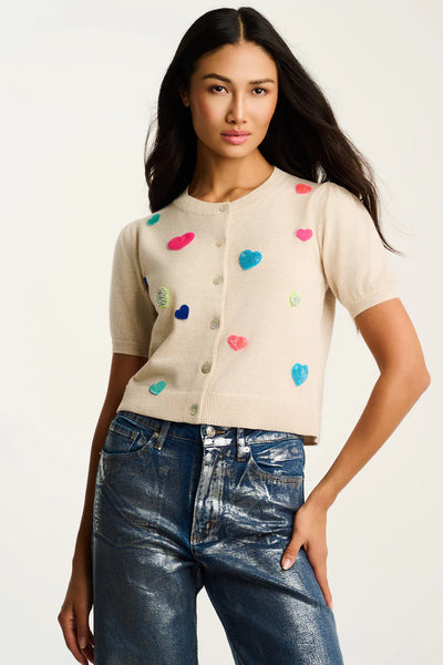 Royal Flush Cardigan - Almond