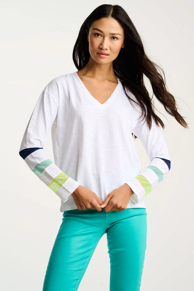 Mesh Fest V Tee - White