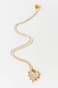 Evie Heart Necklace - Gold
