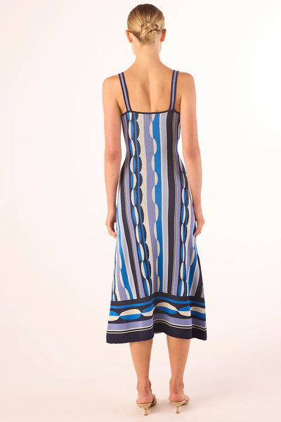 Tali Dress - Geo Stripe Knit