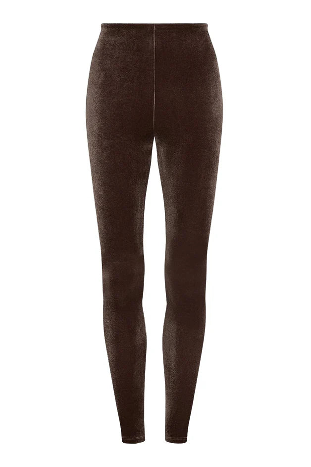 Perfect Control Velvet Legging - Seal