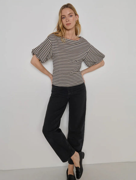 Sophia Top - Vintage Yarn Dye Stripe
