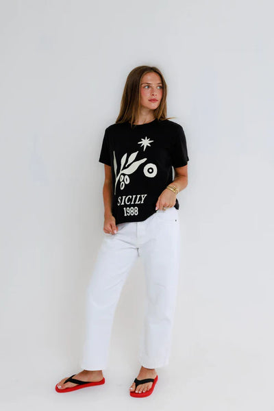 Sicily 1988 Everyday Tee - Vintage Black