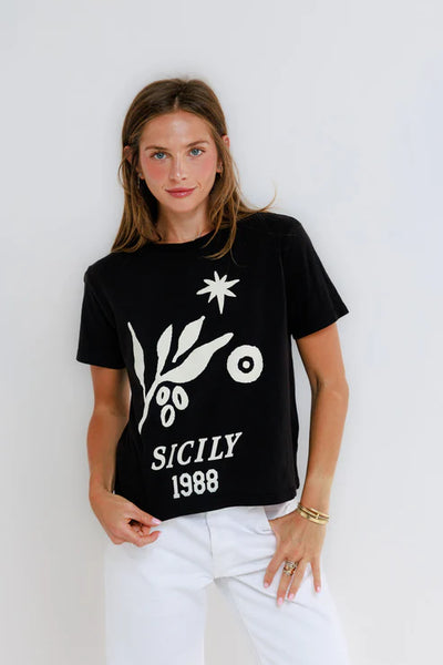 Sicily 1988 Everyday Tee - Vintage Black