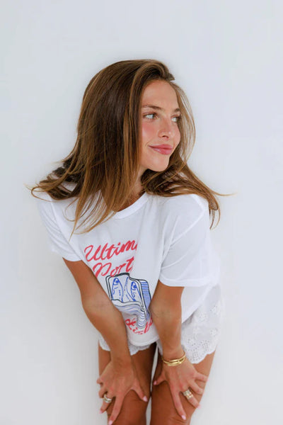 Everyday Tee - Lisbon Sardines White