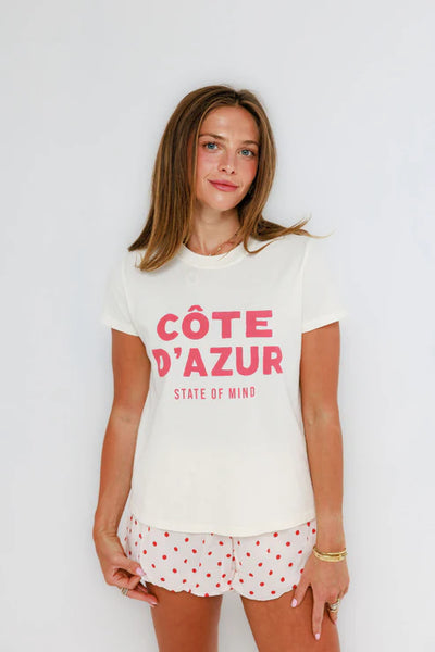 Everyday Tee - Cote d'azur State Of Mind OW