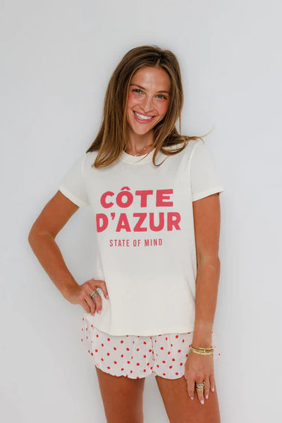 Everyday Tee - Cote d'azur State Of Mind OW