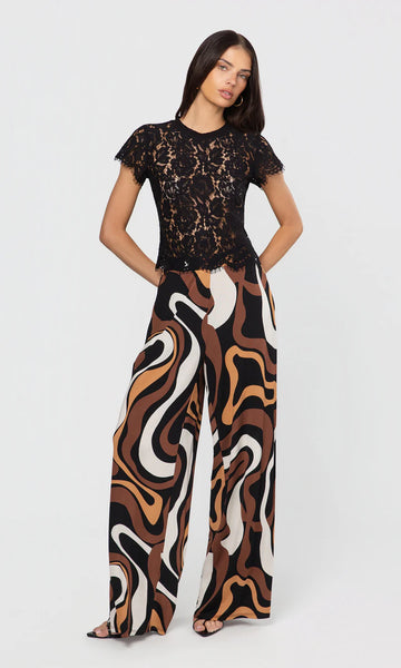 Kai Lace Top - Black
