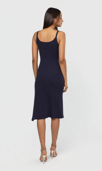 Veneta Grommet Dress - French Navy