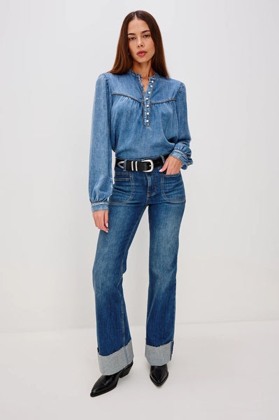 Sunna Top - Blue Stone